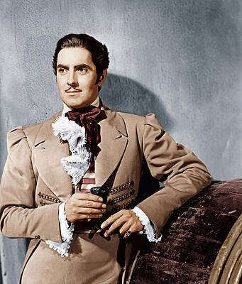 Wall Art - Photograph - The Mark Of Zorro, Tyrone Power, 1940 by Everett