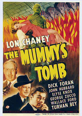 Wall Art - Photograph - The Mummys Tomb, Top Lon Chaney Jr by Everett