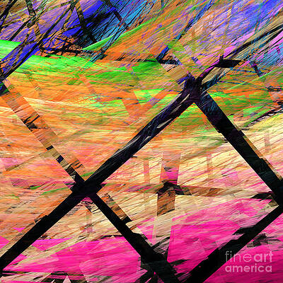 Wall Art - Digital Art - The Powers That Bind Us Square D by Andee Design