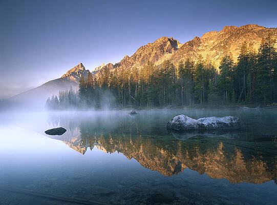 Wall Art - Photograph - The Teton Range At String Lake Grand by Tim Fitzharris