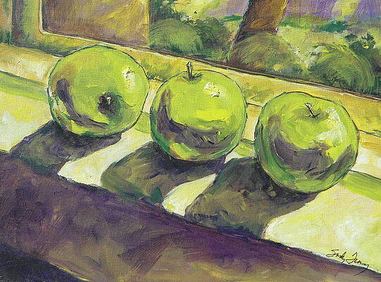 Three Apples by Sandy Tracey Three Apples by Sandy Tracey