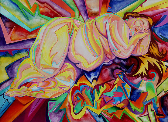 Three Reclining Nudes by Andrew Chambers Three Reclining Nudes by Andrew Chambers