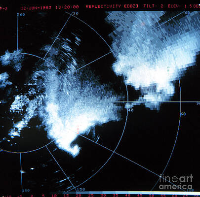 Wall Art - Photograph - Tornado Hook Echo by Science Source