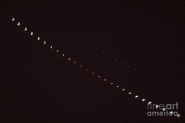 Wall Art - Photograph - Total Eclipse Of Moon by Science Source