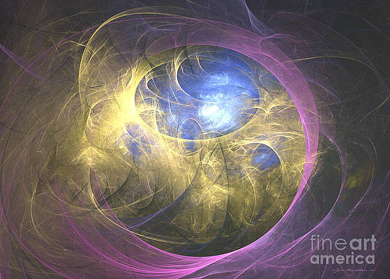 Towards the surface - abstract art by Abstract art prints by Sipo