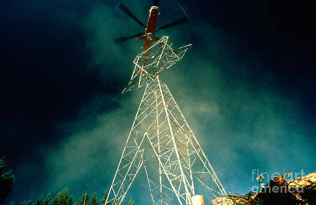 Wall Art - Photograph - Tower Construction by DOE/Science Source