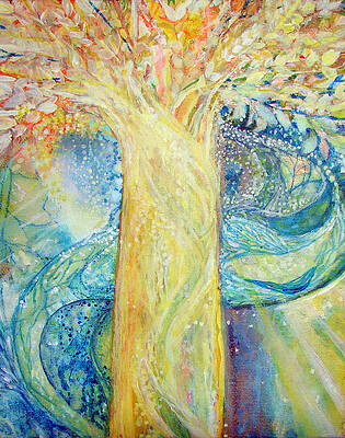 Wall Art - Painting - Tree of Light by Ashleigh Dyan Bayer