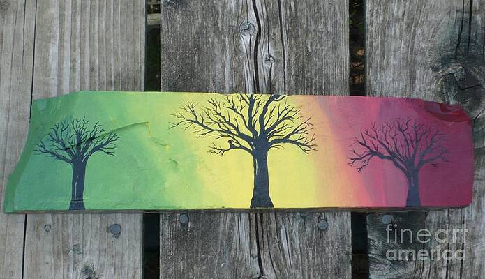 Tree with Bird by Monika Shepherdson Tree with Bird by Monika Shepherdson