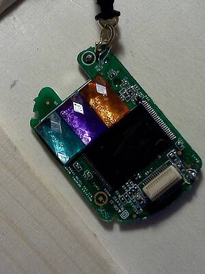 Triple Colour Board Pendant by Jennifer Weeks