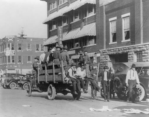 Wall Art - Photograph - Truck On Street Near Tulsa, Oklahomas by Everett