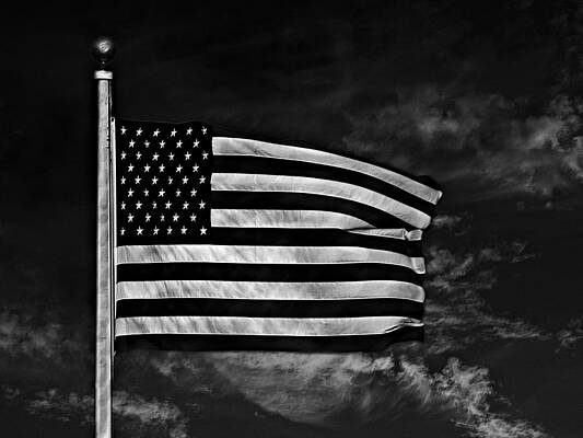 Wall Art - Photograph - Twilight's Last Gleaming BW by David Dehner