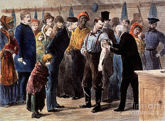 Wall Art - Photograph - Vaccination Of The Poor, 1873 by Science Source