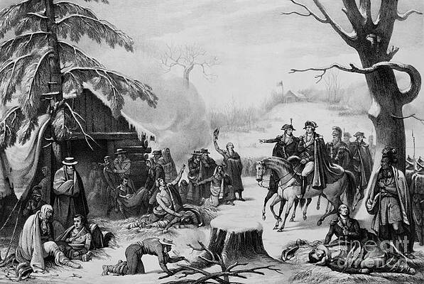 Wall Art - Photograph - Valley Forge, 1777 by Photo Researchers