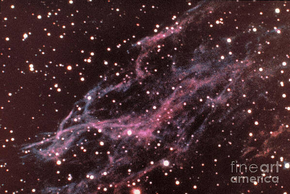 Wall Art - Photograph - Veil Nebula In Cygnus by USNO / Science Source
