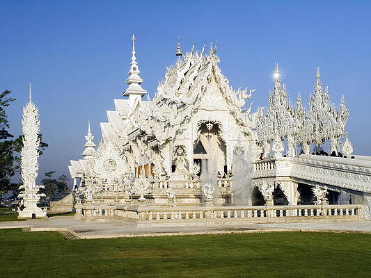 Wall Art - Photograph - Wat Rong Khun by Sally Weigand