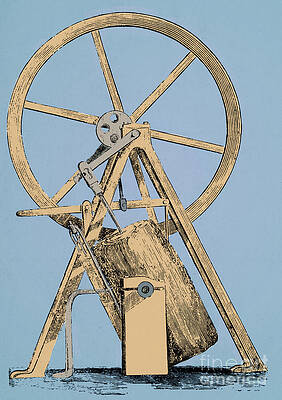 Wall Art - Photograph - Watts Oscillating Engine by Science Source