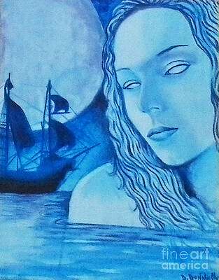  Painting - Will there be water when my ship comes in by Derek Donnelly