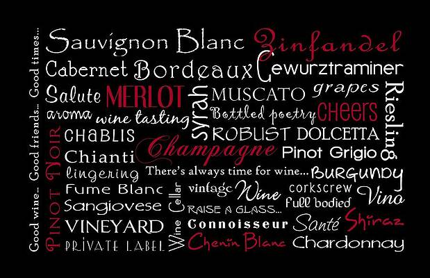 Wall Art - Digital Art - Wine Lovers by Jaime Friedman