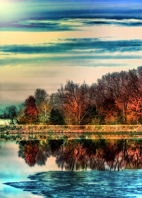Wall Art - Photograph - Winter Lake Fantasm by Bill and Linda Tiepelman