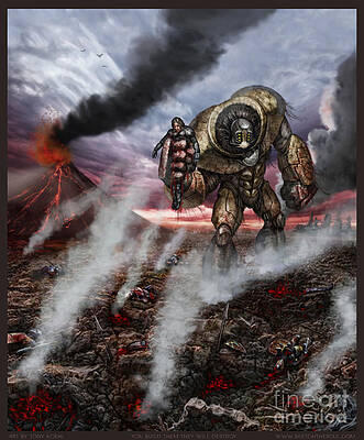 Wall Art - Mixed Media - You Build Them They Will Destroy by Tony Koehl