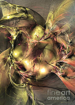 Do not touch - abstract art  by Abstract art prints by Sipo