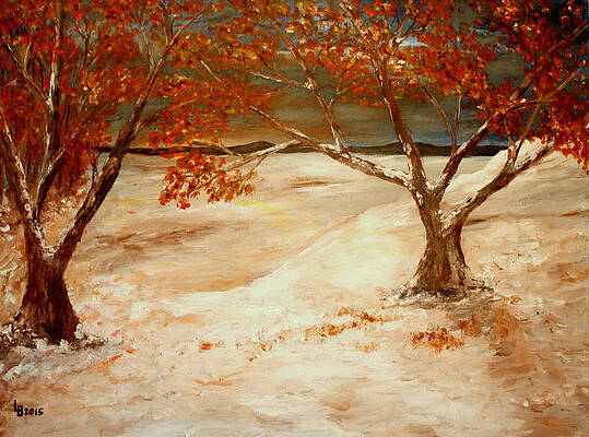 Autumn on snow by Lubjana Davidi Baci Autumn on snow by Lubjana Davidi Baci