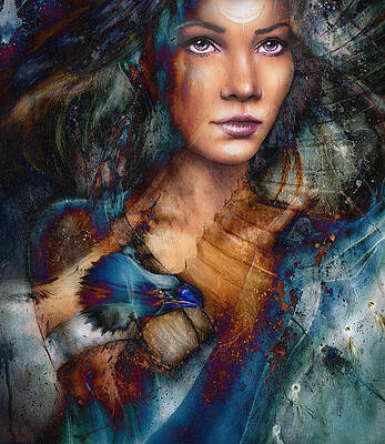 Indian Tribal Woman Paintings Page 3 Of 3 Fine Art America
