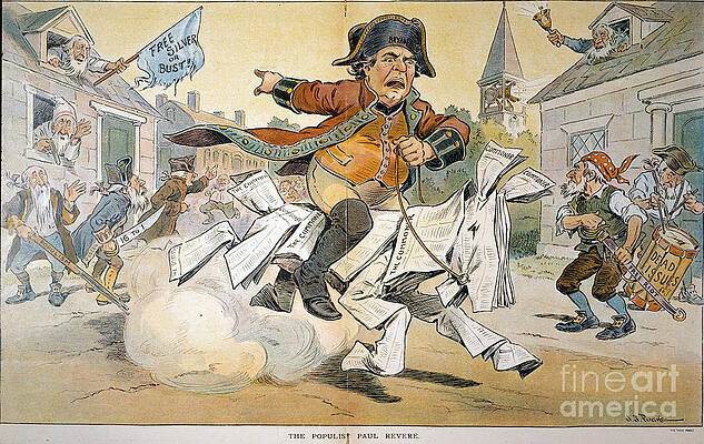 Wall Art - Painting - Populist Party Cartoon #0009879 by Granger