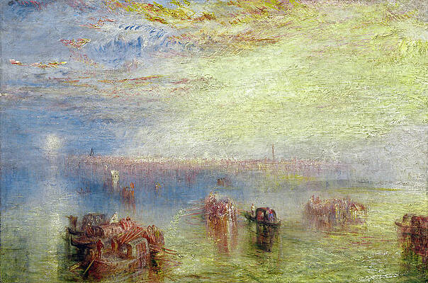 Approach to Venice Print by Joseph Mallord William Turner