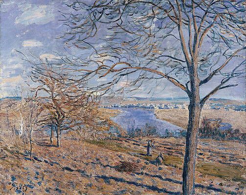 Banks of the Loing, Autumn Effect Print by Alfred Sisley