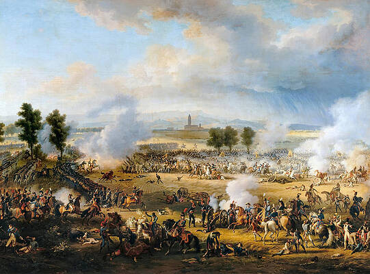 Battle of Marengo Print by Louis-Francois Lejeune
