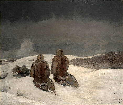 Below Zero Print by Winslow Homer