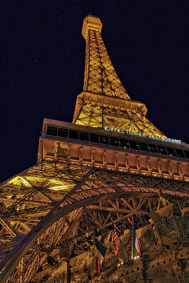 Wall Art featuring the photograph Beneath The Eiffel Tower #1 by Susan Candelario