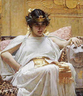 Cleopatra Print by John William Waterhouse