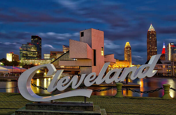 Cleveland Skyline by Jackie Sajewski Cleveland Skyline by Jackie Sajewski