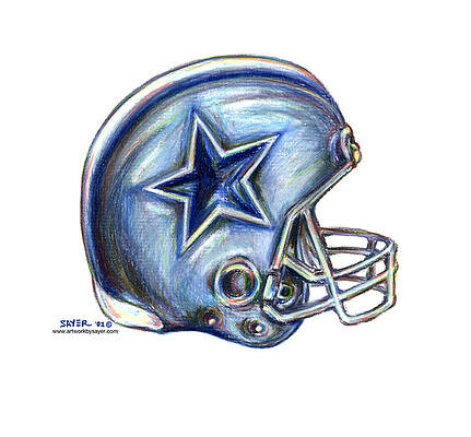football helmet drawing front view