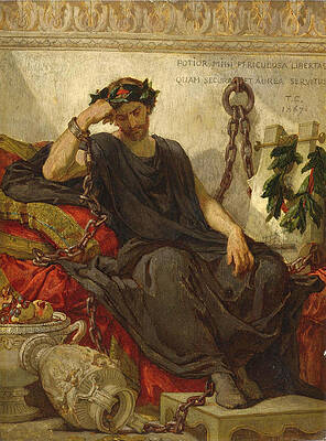 Damocles Print by Thomas Couture