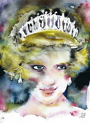 Princess Diana Portrait Paintings Fine Art America