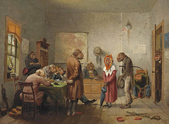 Divorce Print by William Holbrook Beard