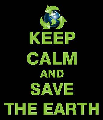 Wall Art - Drawing - Earth Day by ES Design