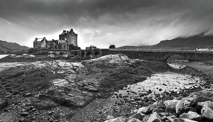 Wall Art - Photograph - Eilean Donan Castle in the Highlands of Scotland #1 by Michalakis Ppalis