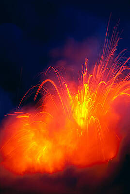 Wall Art - Photograph - Exploding Lava #1 by Greg Vaughn - Printscapes