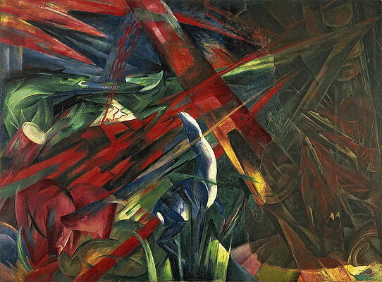 Fate of the Animals Print by Franz Marc