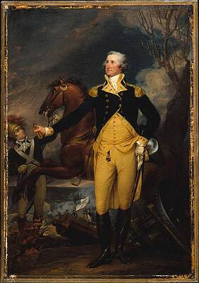 George Washington before the Battle of Trenton Print by John Trumbull