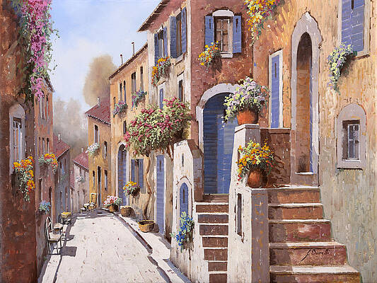 Italian Street Scene Paintings for Sale - Fine Art America