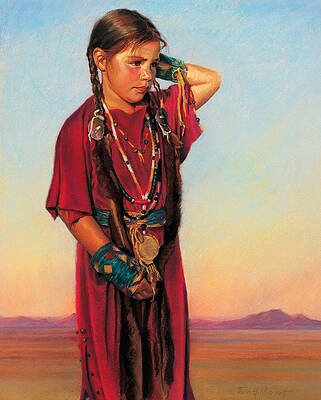 Native American Girl Paintings Pixels