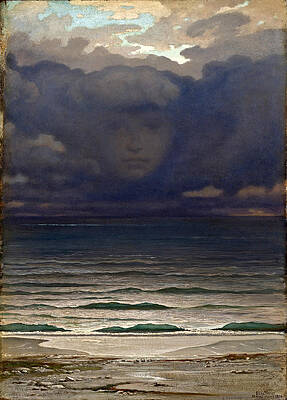 Memory Print by Elihu Vedder