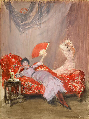 Milly Finch Print by James Abbott McNeill Whistler