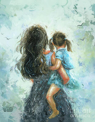 Mother And Daughter Paintings Fine Art America