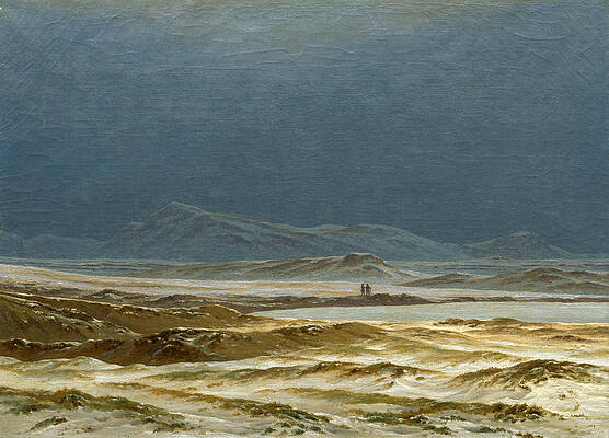 Northern Landscape. Spring Print by Caspar David Friedrich